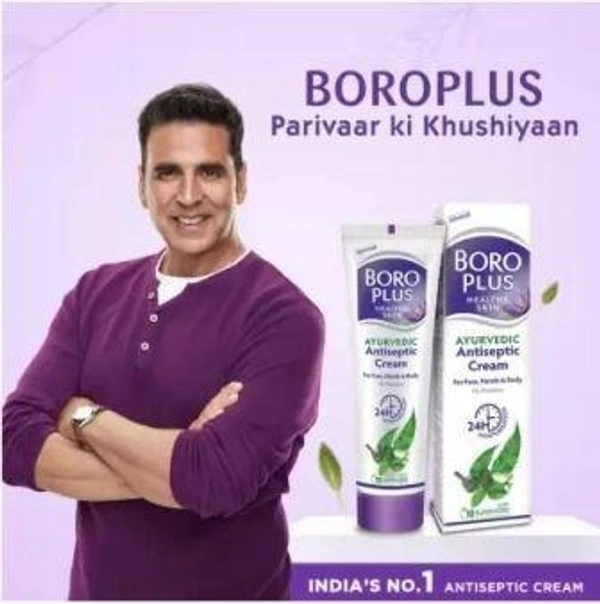 BOROPLUS Ayurvedic Antiseptic Cream with 10 super herbs and 24 hrs Moisturisation Antiseptic Cream  (80 ml)
