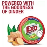 Exo Touch & Shine Round Dishwash Bar  (Scrubber Worth Rs.10 Free)  (500 g)