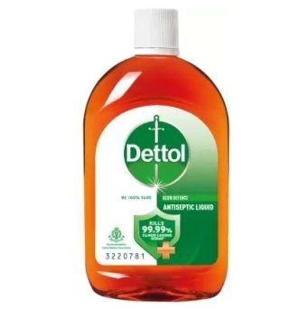 Dettol First Aid, Surface Disinfection and Personal Hygiene Antiseptic Liquid  (125 ml)