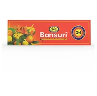 Cycle Pure Bansuri 3 in 1 Agarbatti, Sandal, Floral, Woody Fragranace Floral  (101 Units, Set of 1)