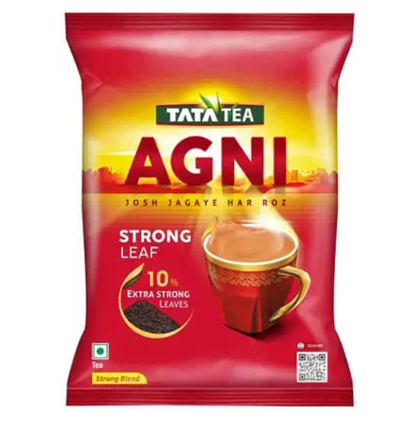Tata Tea Agni Strong Leaf Black Tea Pouch  (1 kg)