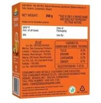 Tata Tea Premium Teaveda Tulsi, Cardamom, Ginger Black Tea Box  (250 g)