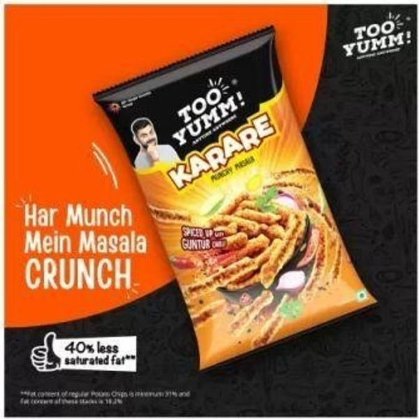 Too Yumm! Krare Munchy Masala Chips  (70 g)
