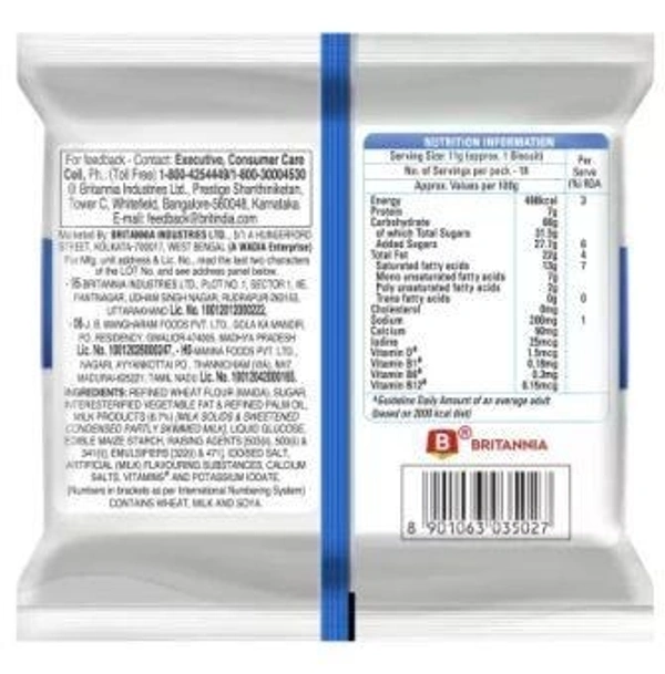 BRITANNIA Milk Bikis Biscuits Cream Sandwich Biscuit  (200 g)