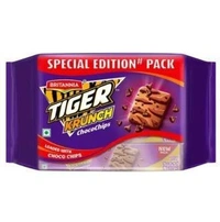 BRITANNIA Tiger Krunch Chocochips Sweet & Salty Biscuit (Meetha-Namkeen Biscuit)  (4 x 100 g)