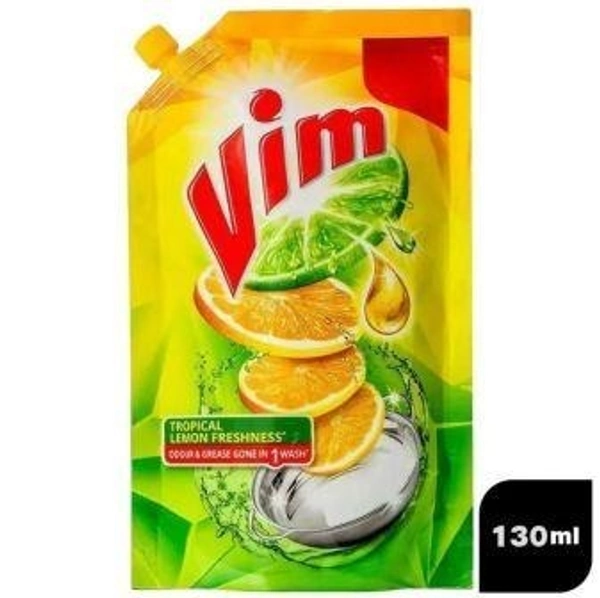 VIM Vim Lemon Dishwash Liquid 130 ml