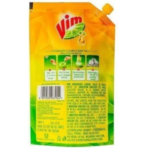 VIM Vim Lemon Dishwash Liquid 130 ml