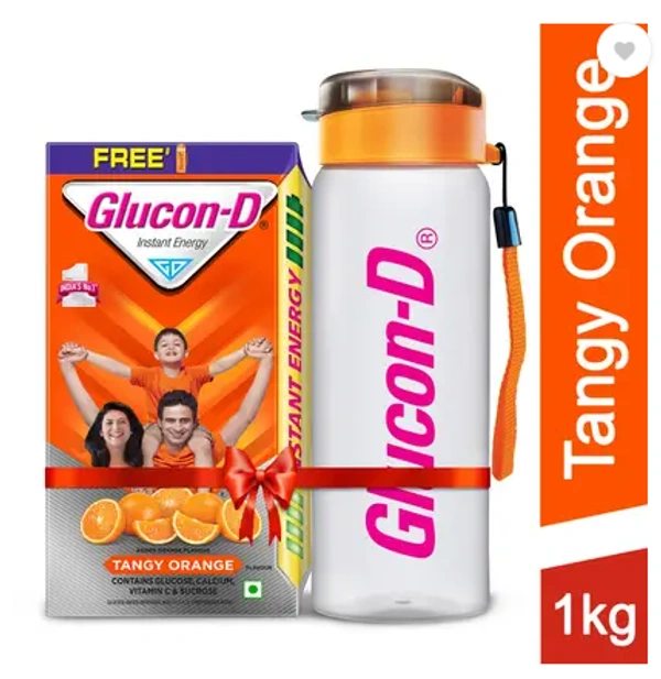 GLUCON-D Tangy Glucose Powder Energy Drink with Sipper, Refill Energy Drink  (1 kg
