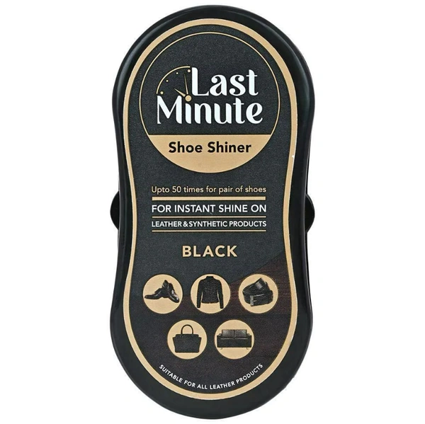 Last Minute Black Shoe Shiner Sponge
