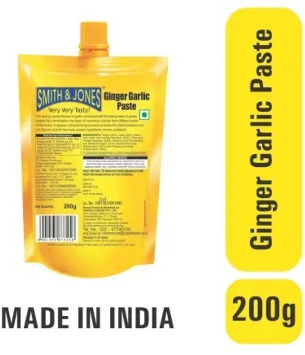 SMITH & JONES Ginger Garlic Paste  (200 g)