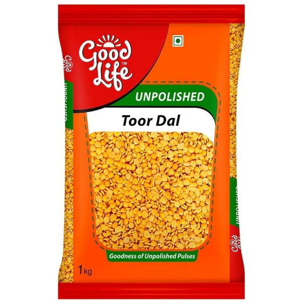 Good Life Unpolished Toor Dal 1 kg