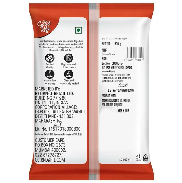 Good Life Big Brown Chana 500 g