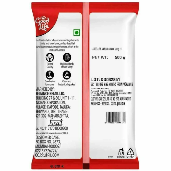 Good Life Kabuli Chana 500 g