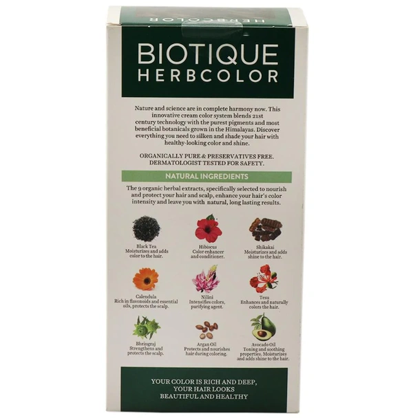 Biotique Herbcolor Conditioning Color, Darkest Brown (3N) (50 g + 110 ml)