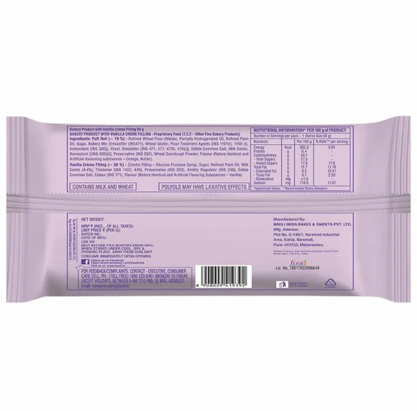 Bauli Moonfils Vanilla Croissant 45 g (Pack)