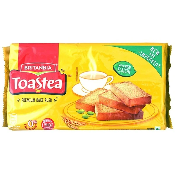 Britannia Toastea Elaichi Bake Rusk 250 g (Pack)
