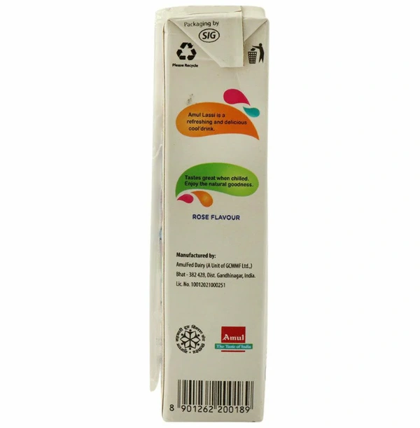 Amul Lassi 200 ml (Tetra Pak)