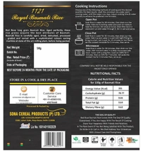 RED ROSE ROYAL BASMATI RICE 5KG I XXXL BIRYANI RICE I BEST BASMATI RICE FOR BIRYANI, 5 KG