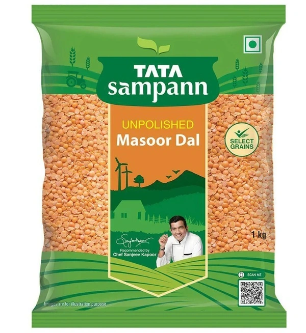 Tata Sampann Unpolished Masoor Dal 1 kg