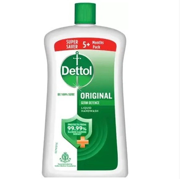 Dettol Original with germ protection Hand Wash Bottle  (875 ml)