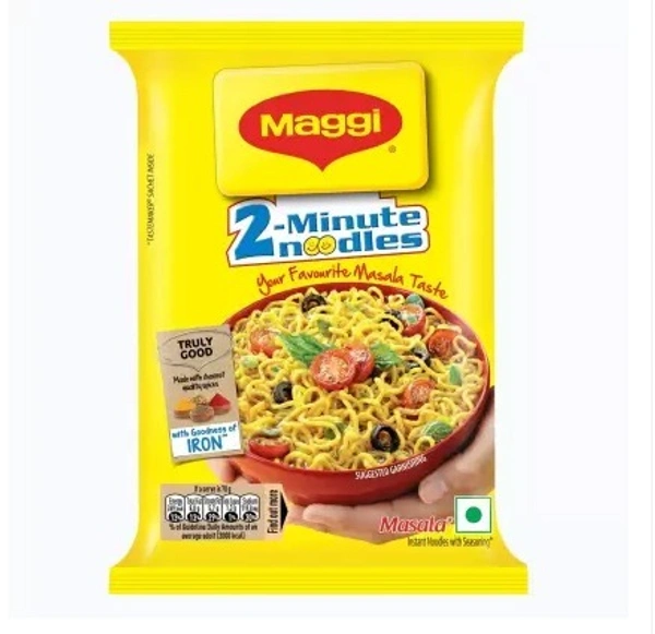 MAGGI 2-Minute Masala, Easy to Make Instant Noodles Vegetarian  (70 g)