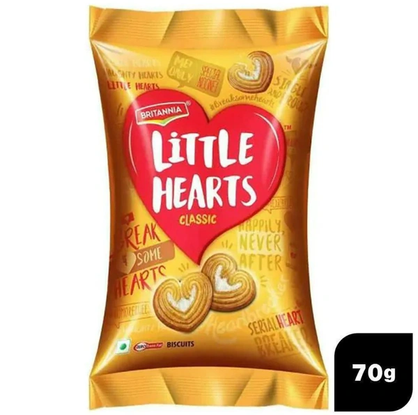 Britannia Little Hearts Classic Biscuits 70 g