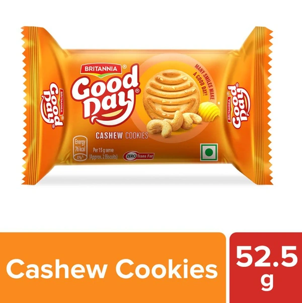 Britannia Good Day Cashew Cookies 52.5 g