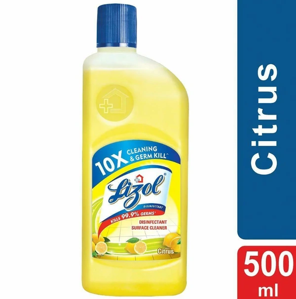 Lizol Citrus Disinfectant Surface Cleaner 500 ml