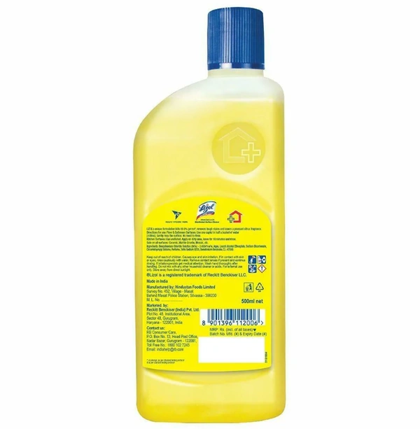 Lizol Citrus Disinfectant Surface Cleaner 500 ml