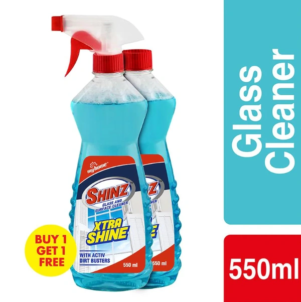 My Home Shinz Glass and Surface Cleaner 550 ml (Buy 1 Get 1 Free)