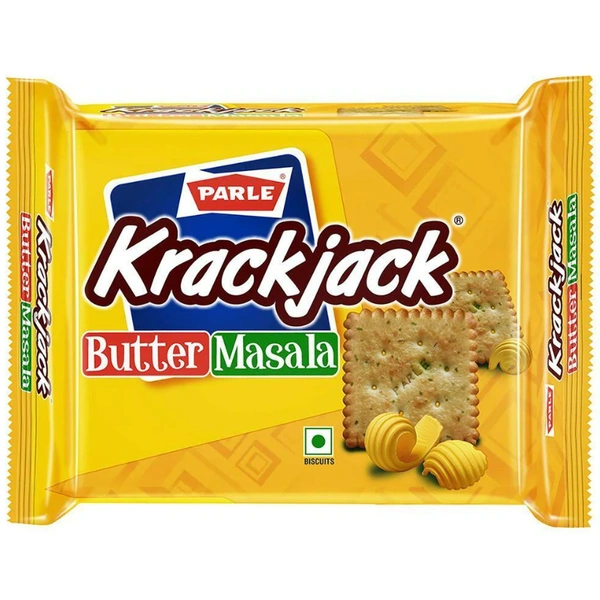Parle Krackjack Butter & Masala Sprinkled Crackers, 100g