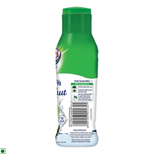 Real Activ 100% Tender Coconut Water/Nariyal Pani, 200 ml