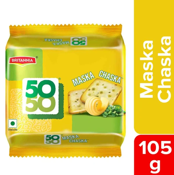 Britannia 50-50 Maska Chaska Biscuits 105 g