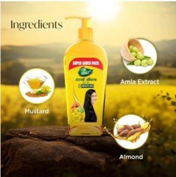 Dabur Sarson Amla Hair Oil - 500ml