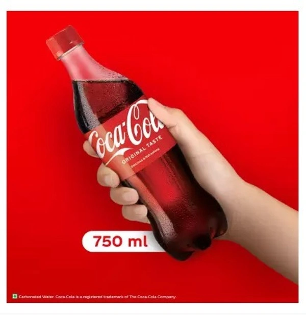 Coca-Cola Original Taste Soft Drink PET Bottle  (750 ml)