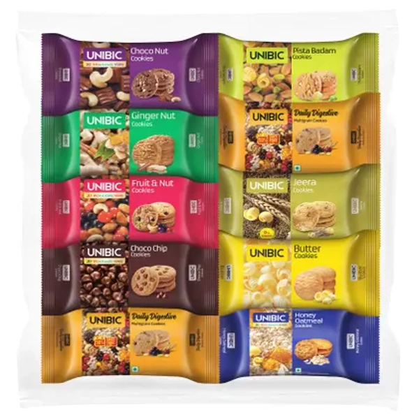 UNIBIC Assorted Cookies Biscuit (Cookie)  (10 x 67.5 g)