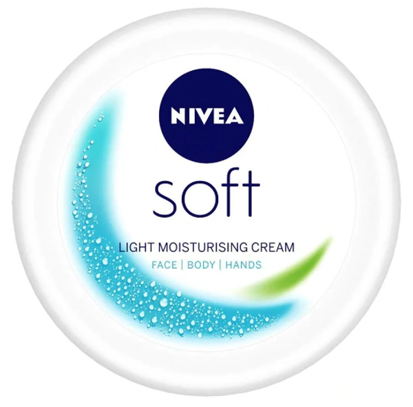 Nivea Soft Light Moisturiser Cream for Face, Hands & Body 300 ml