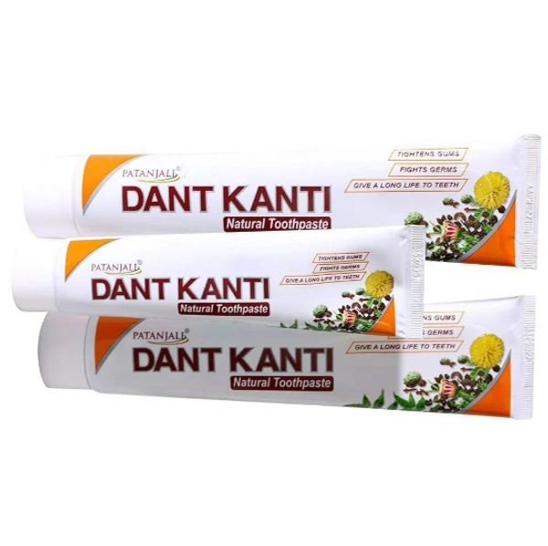 Patanjali Dant Kanti Natural Toothpaste (200+ 200+ 100) g