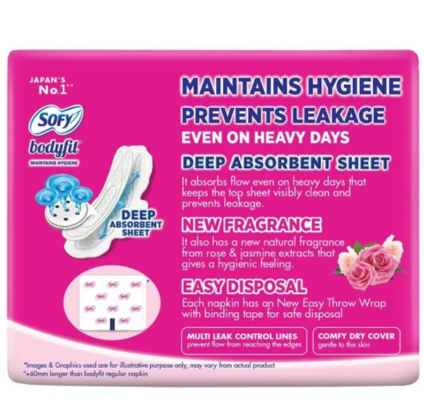 Sofy Bodyfit Sanitary Napkin with Wings (XL) 6 pads