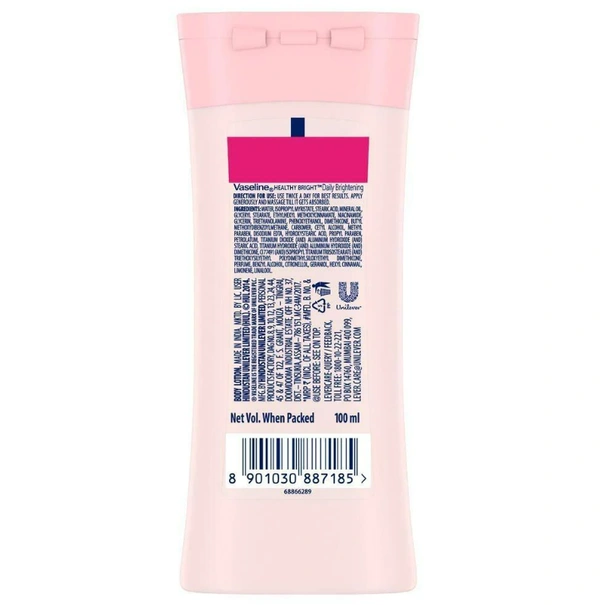 Vaseline Healthy Bright Daily Brightening Even Tone Body Lotion 100 ml