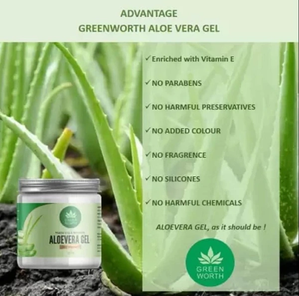 Greenworth Pure Aloe Vera Gel (200 g)