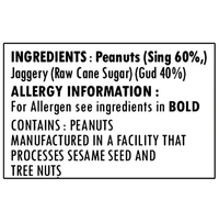 Jabsons Peanut Brittle Sing Gud Chikki 40 g