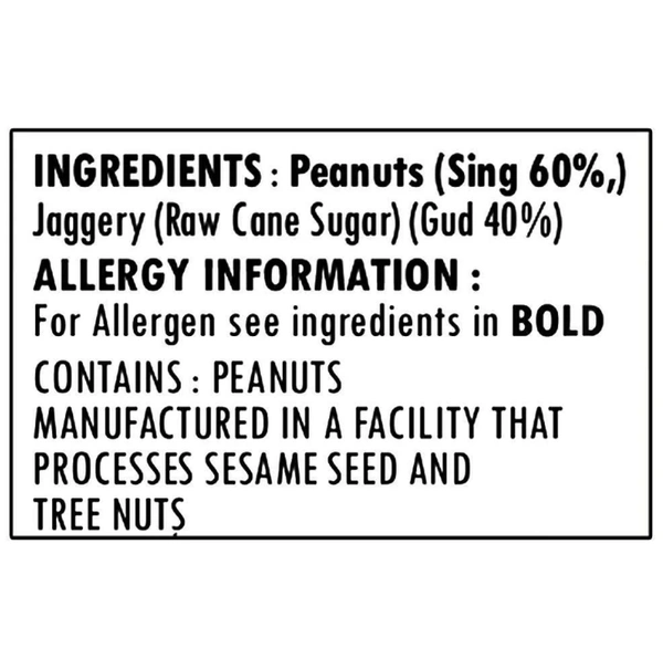 Jabsons Peanut Brittle Sing Gud Chikki 40 g