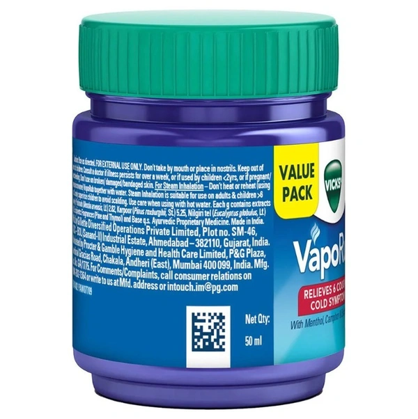 Vicks Vaporub Cold Relief Balm 50 ml