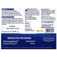 Hansaplast Washproof Medicated Antiseptic Bandage 8 pcs