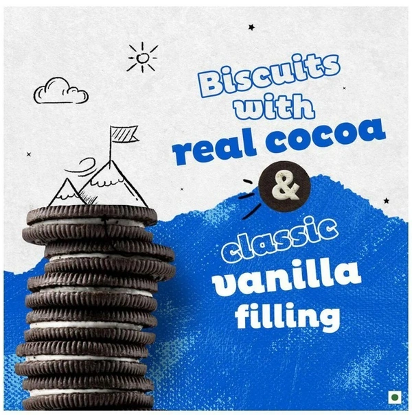 Oreo Original Vanilla Cream Sandwich Biscuits By Cadbury 43.75 g