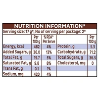 Oreo ChocoCreme Chocolatey Sandwich Biscuits By Cadbury 43.75 g