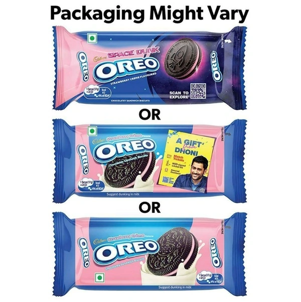 Cadbury Oreo Strawberry Cream Biscuits 43.75 g