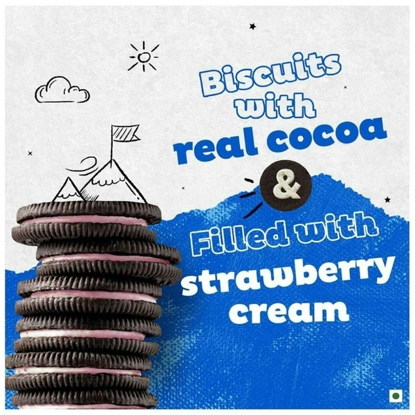 Cadbury Oreo Strawberry Cream Biscuits 43.75 g