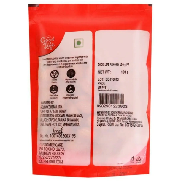Good Life Almonds 100 g